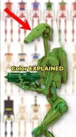 Every B-1 Battle Droid Color EXPLAINED #droids #starwars