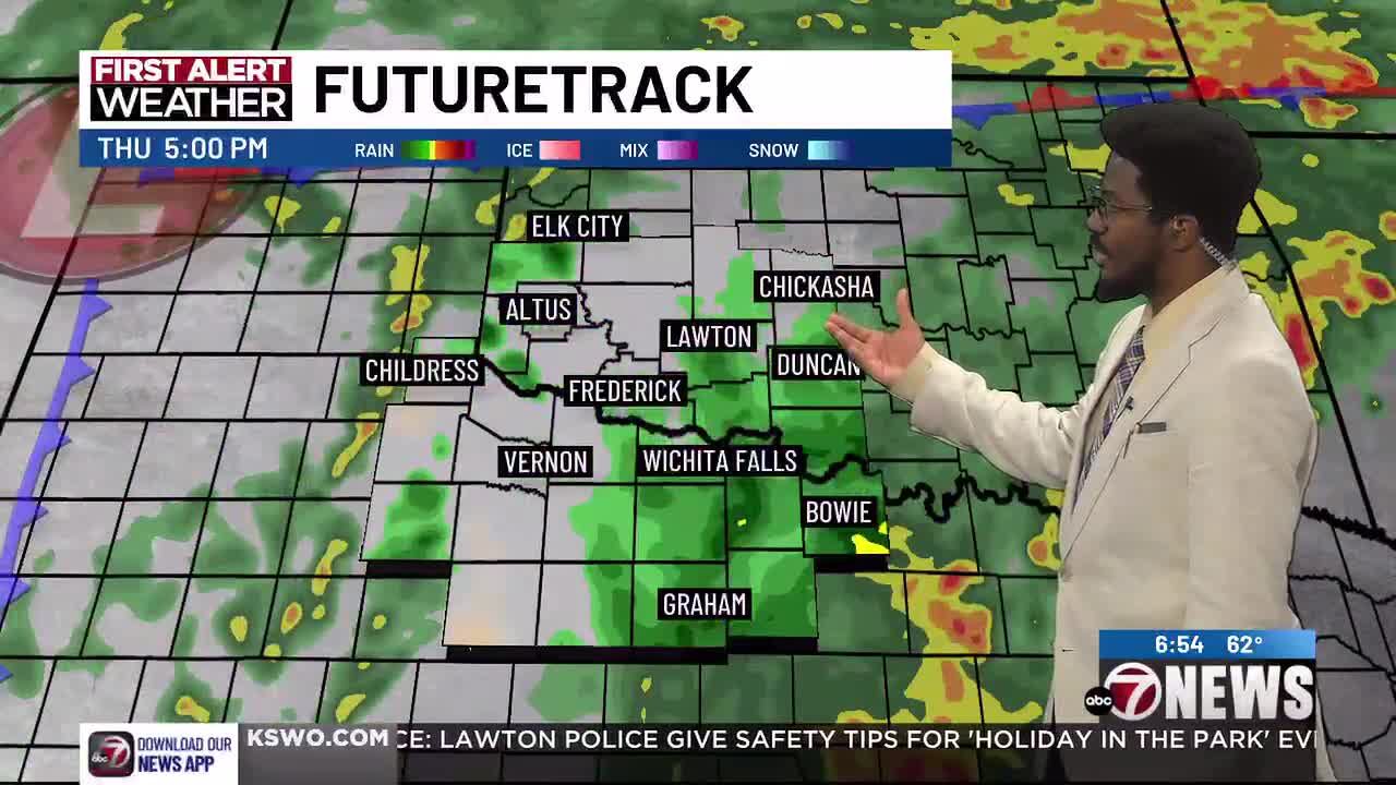 Showers and t-storms expected today with a marginal risk of severe ...