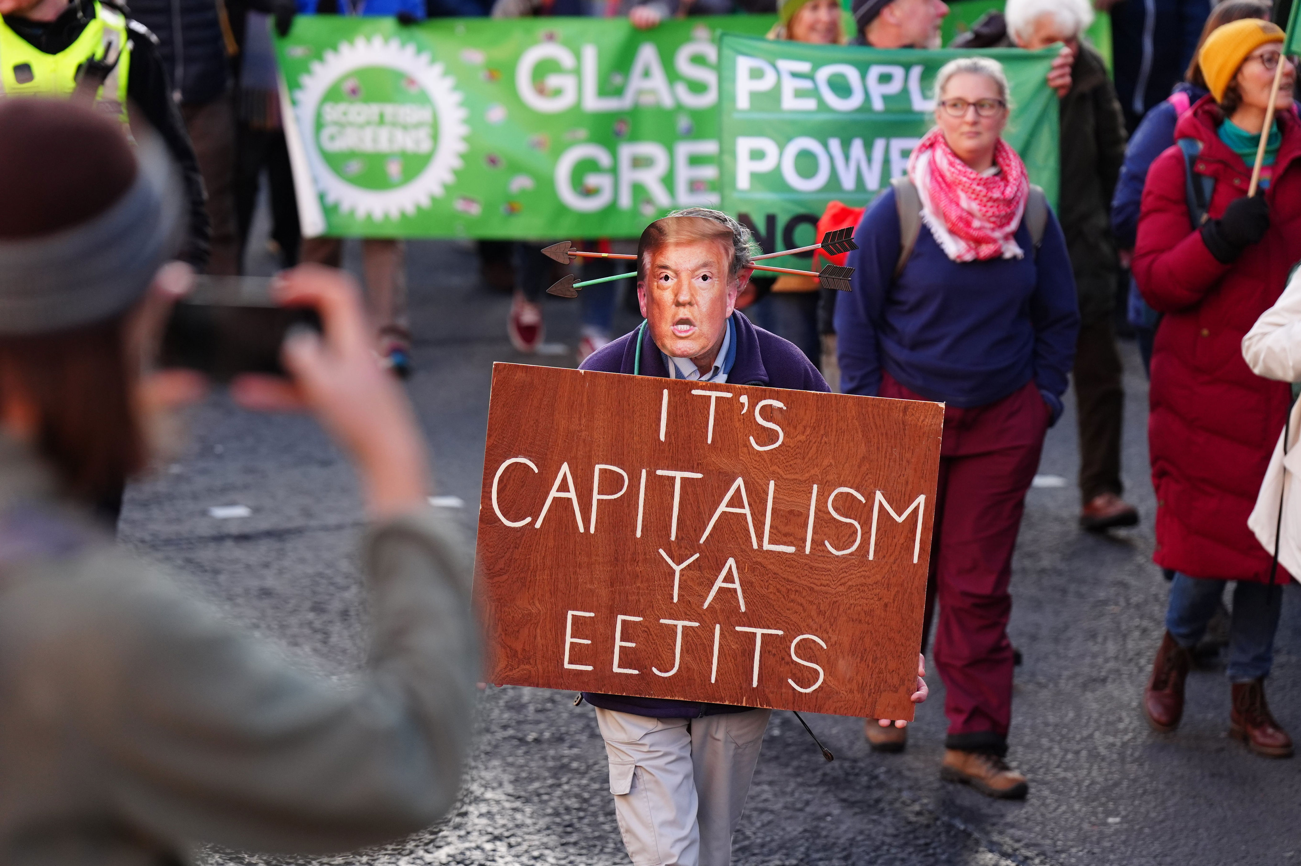 Thousands march in Glasgow for ‘biggest climate rally since Cop26’