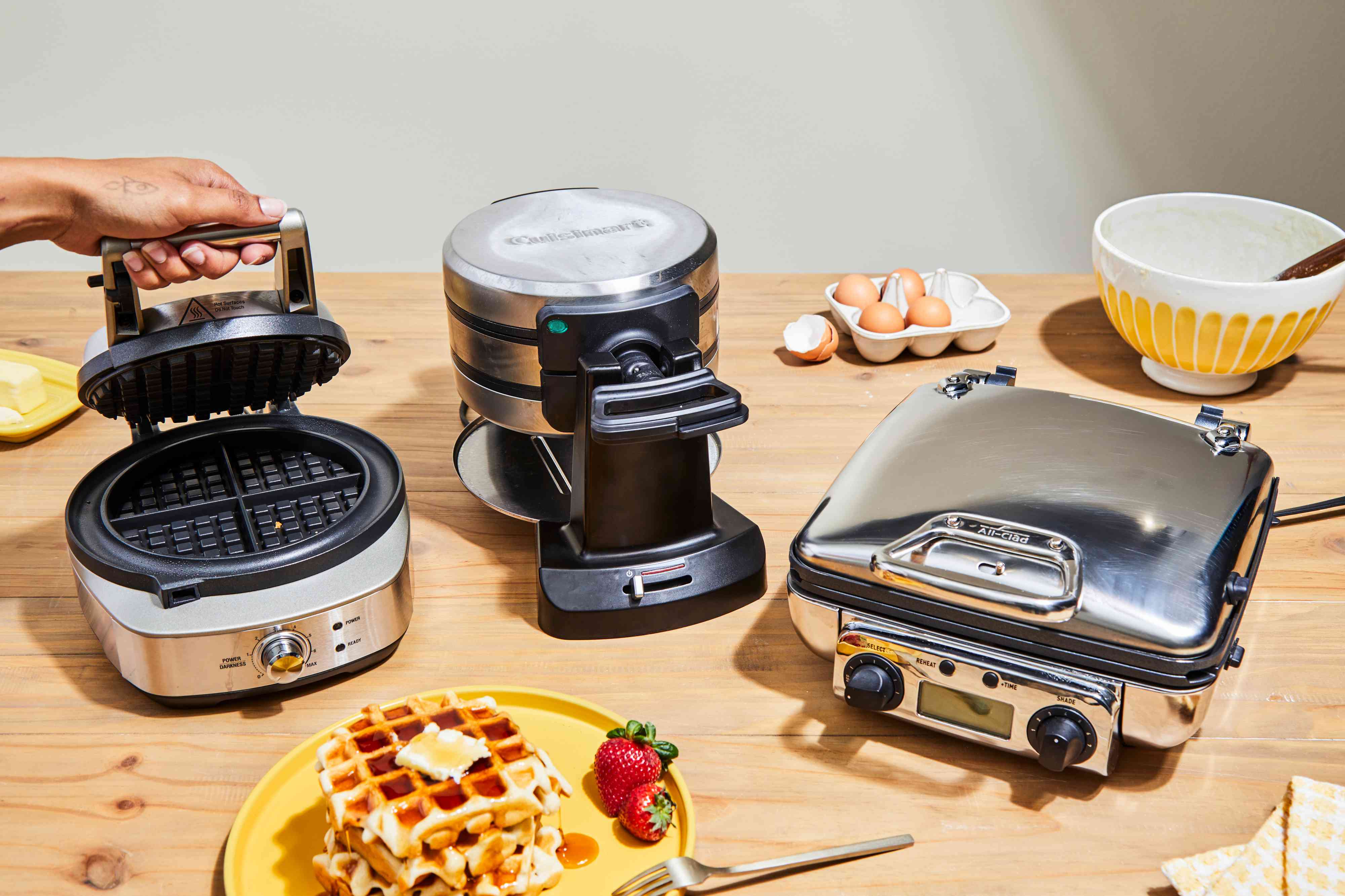 I tested 21 waffle makers to find 10 that made crisp, golden waffles ...