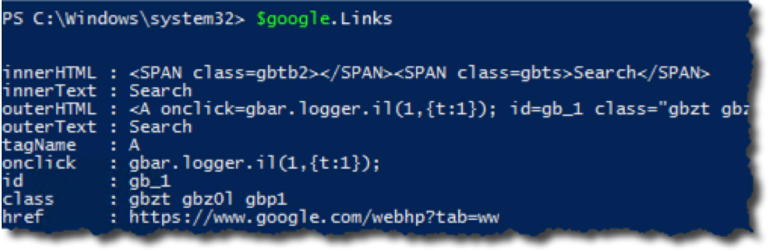 How to create a web scraping tool in PowerShell
