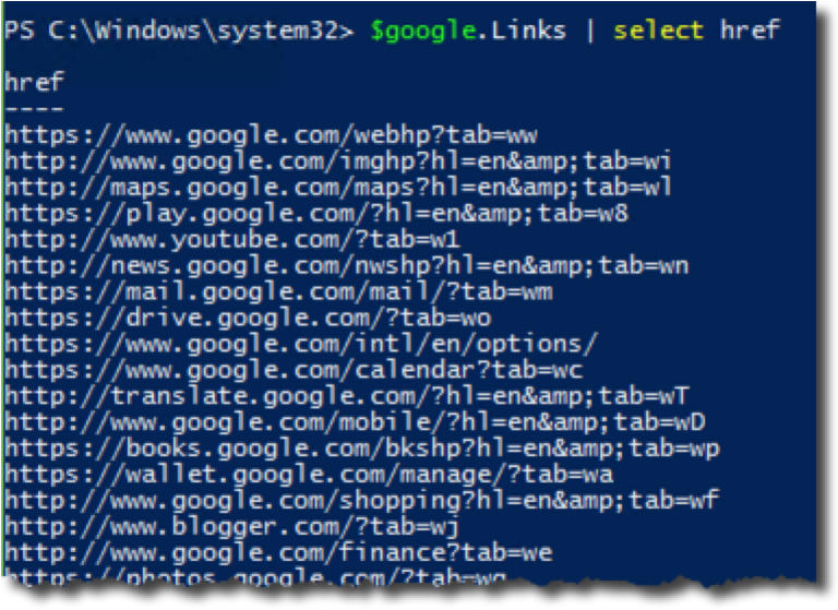 How to create a web scraping tool in PowerShell