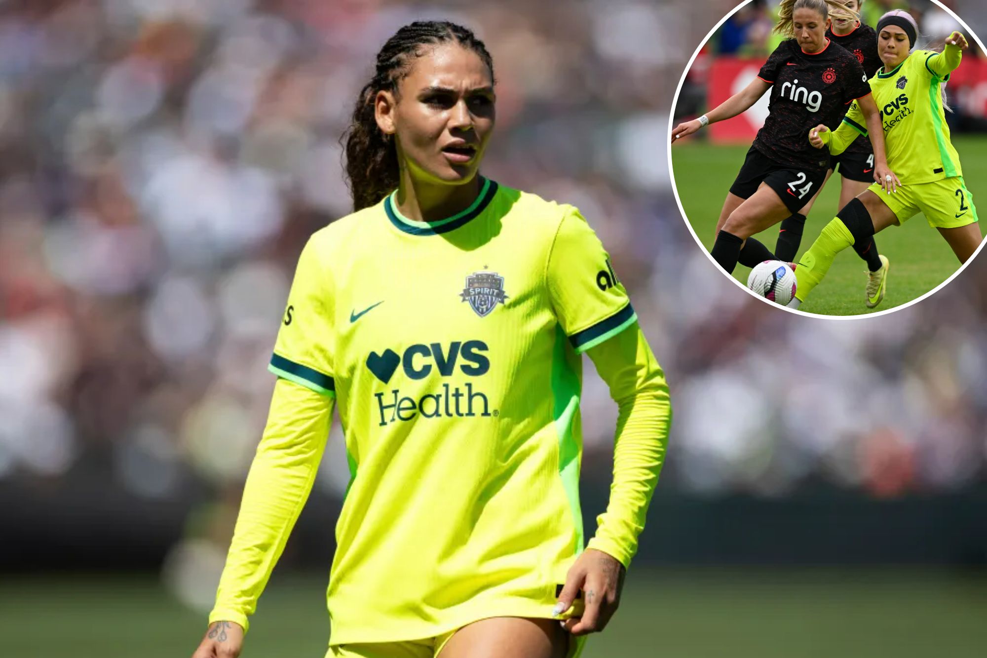 Trinity Rodman focused on fight for NWSL title as departure rumors swirl