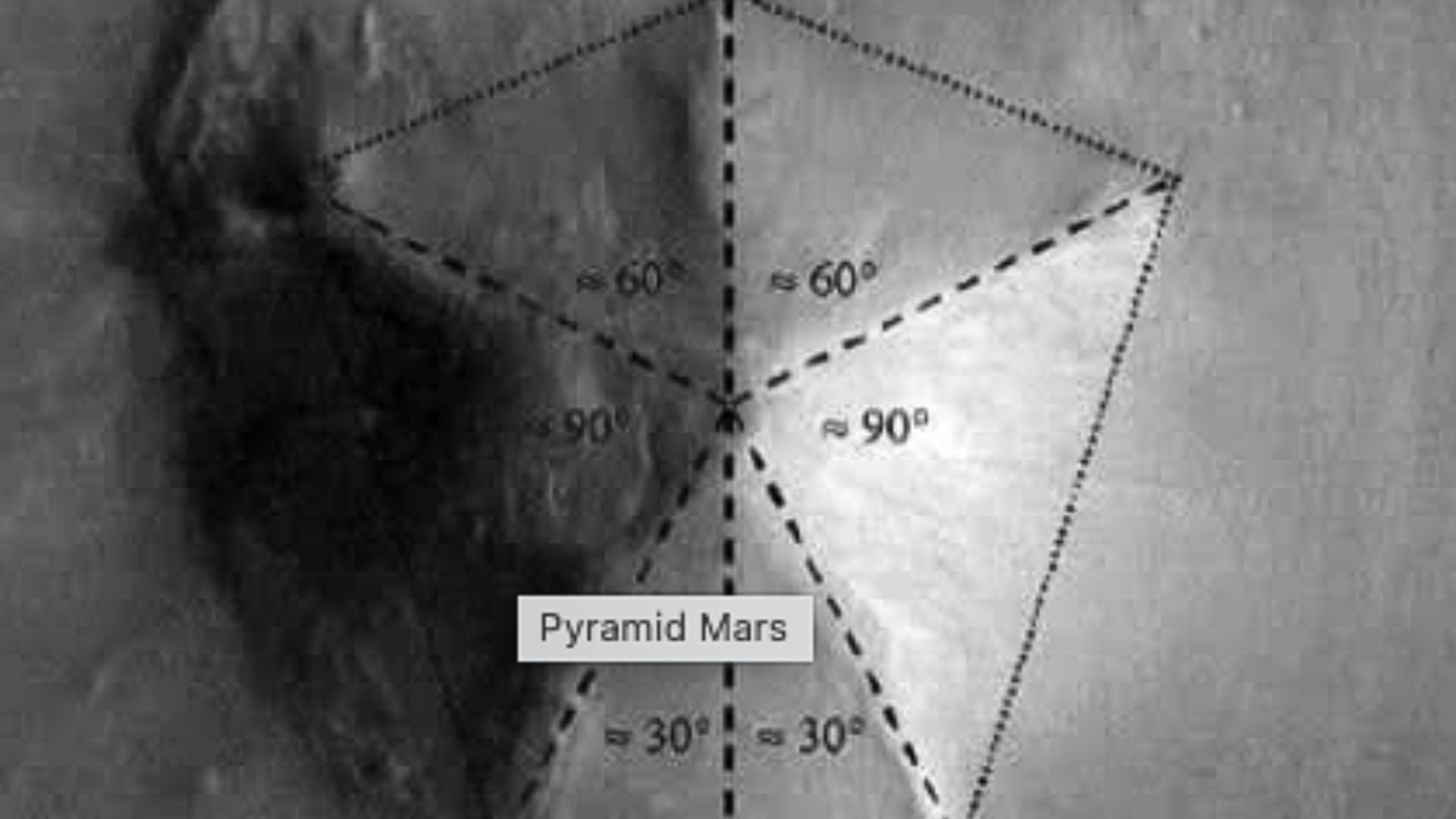 The Red Planet's Secret: Pyramids Much Larger Than Earth's Giza