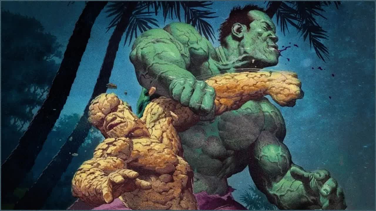 The Thing vs Immortal Hulk