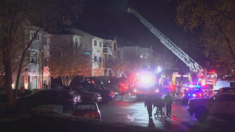 20 residents displaced in three-alarm south Charlotte apartment fire