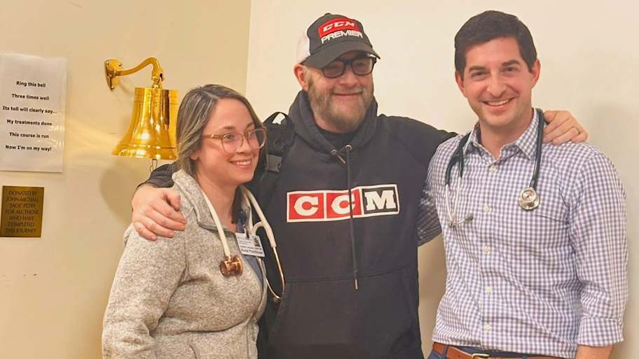 Flyers Analyst Takes Center Ice After Courageous Cancer Fight