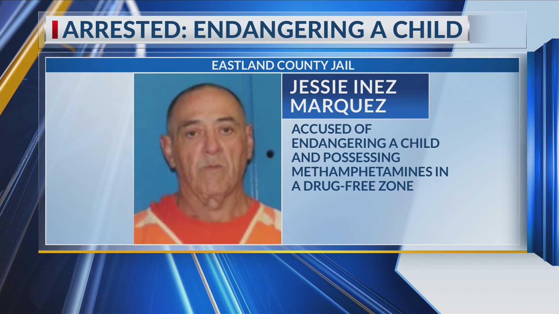 Cisco man accused of meth possession & endangering a child