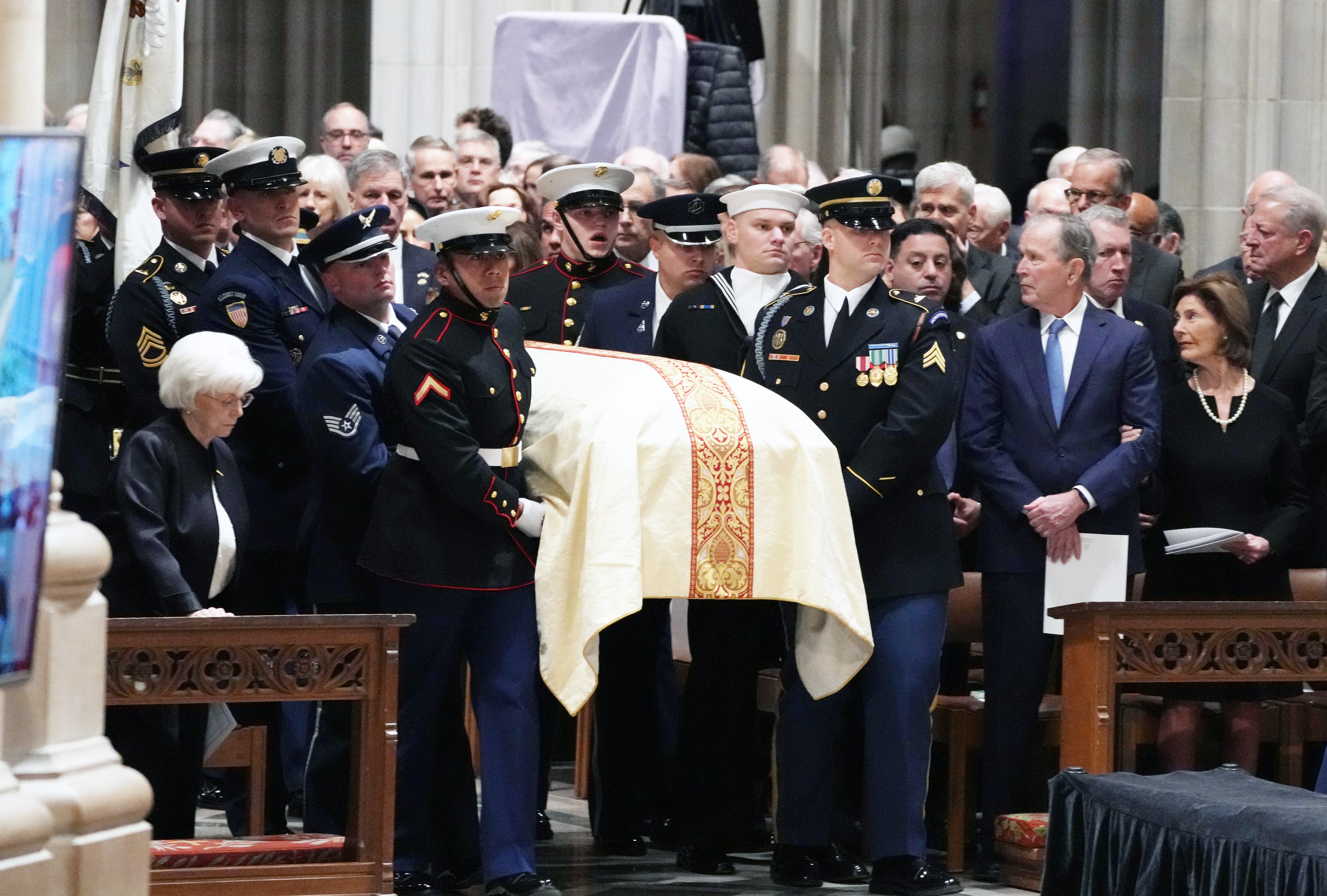 Bipartisan Figures Honor Cheney at Funeral; Trump, Vance Absent
