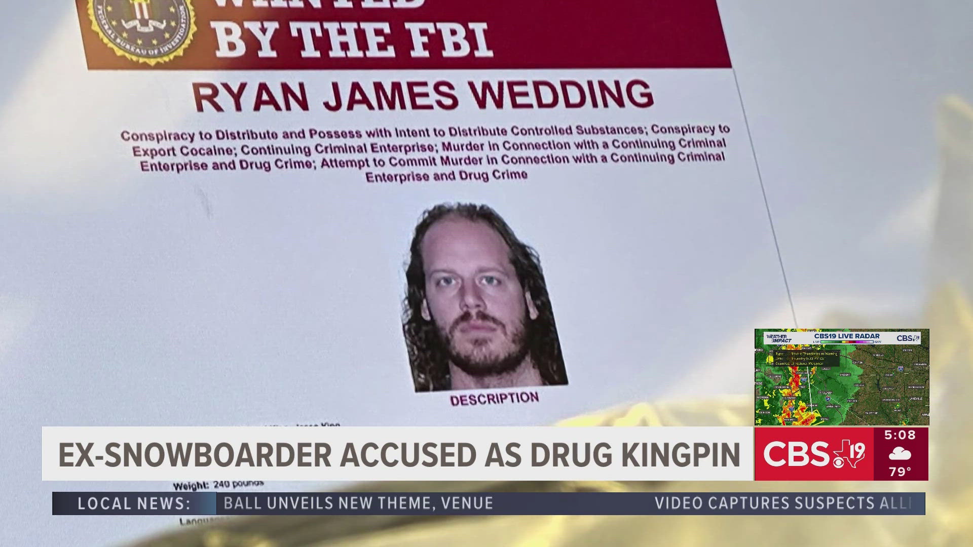 Former Olympic snowboarder Ryan Wedding accused as drug kingpin