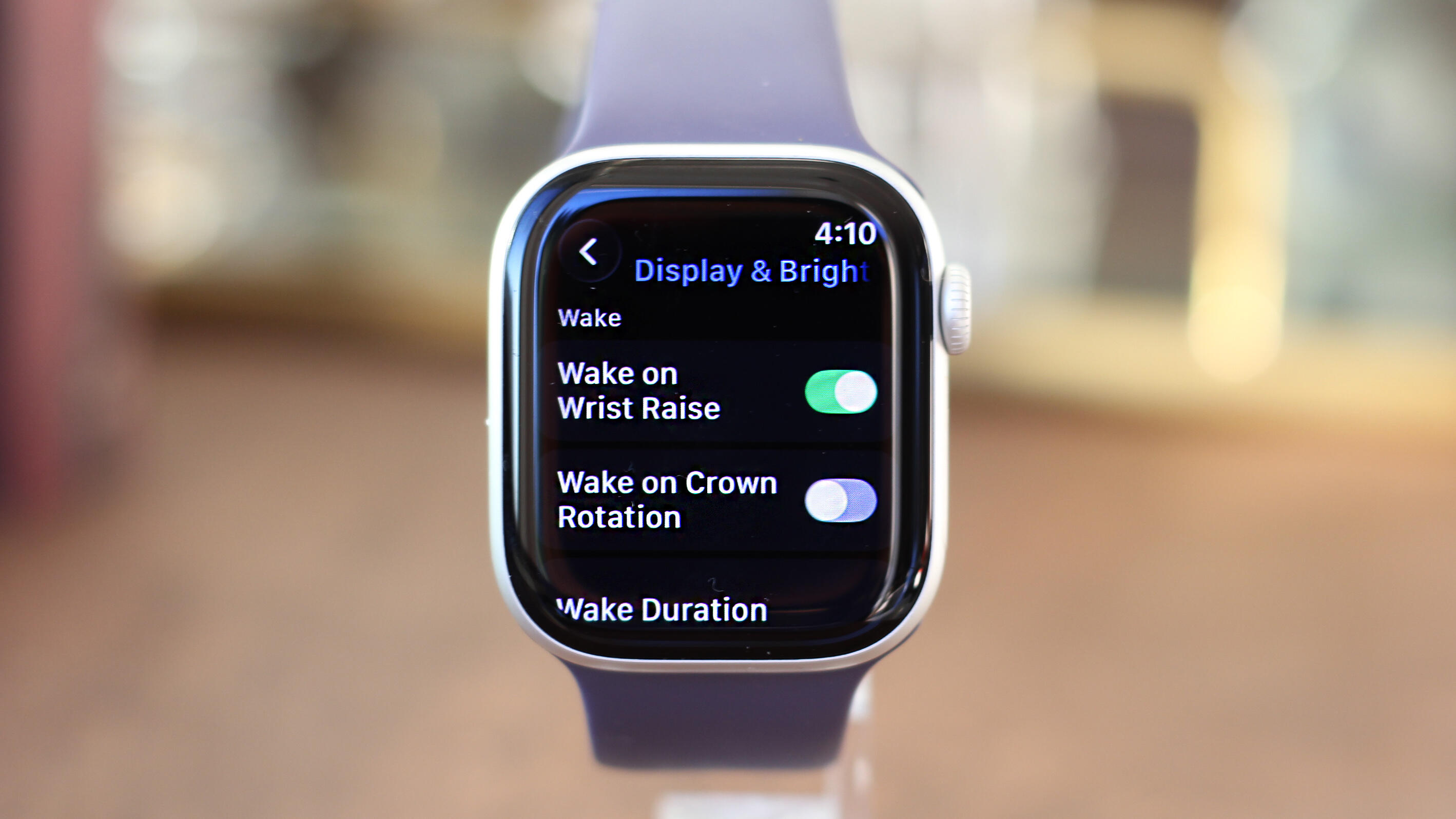 Disable the Wake on Wrist Raise and Wake on Crown Rotation to save a bit on battery life.