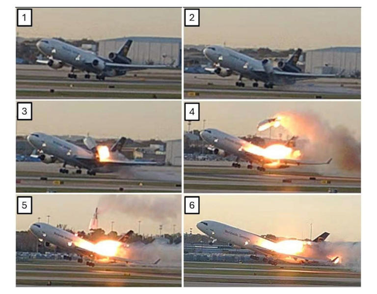 El gobernador de Kentucky afirma que el avión de UPS se estrella y deja 15 víctimas