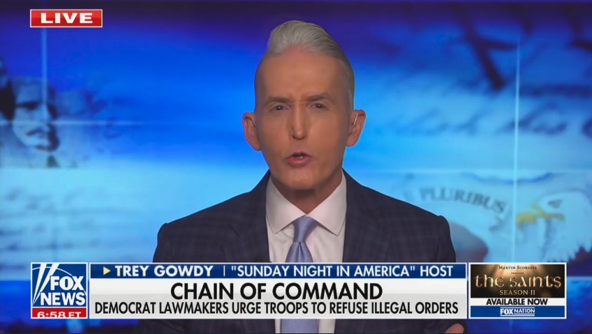 Fox’s Trey Gowdy Defends Trump for Suggesting Democrats Who Made Video ...