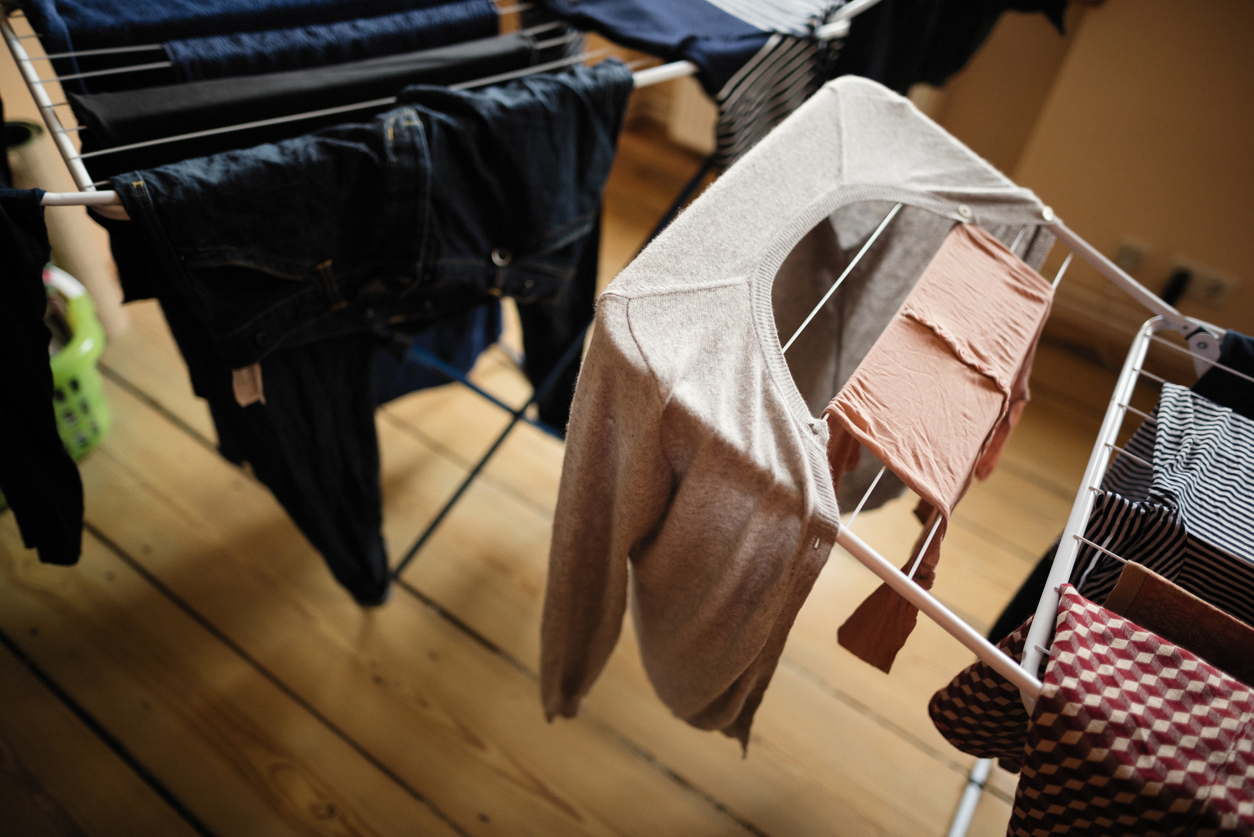 Three tips for drying washing inside faster on rainy days