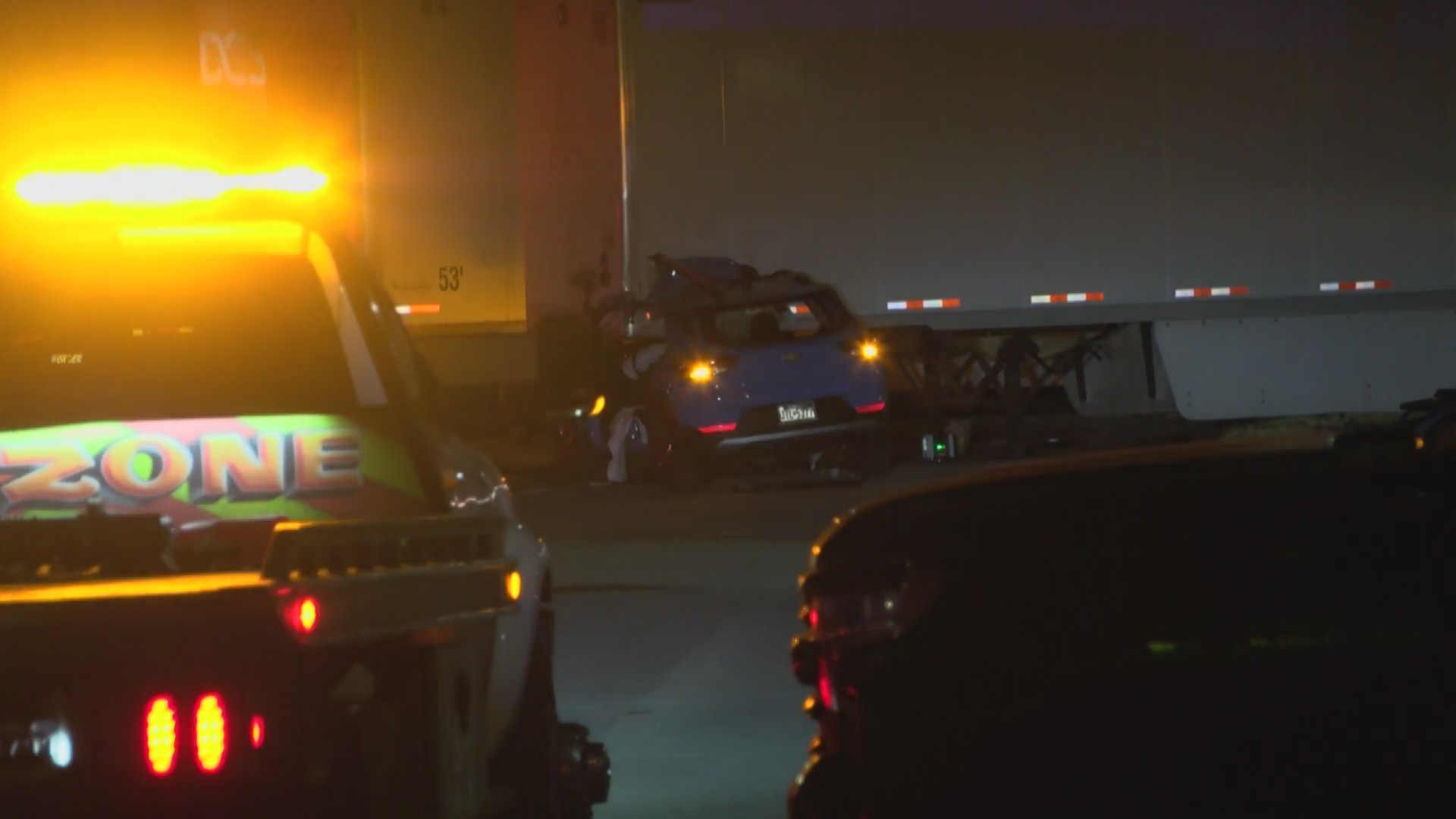 One dead, one injured after car crashes into trailer | 28/22 News