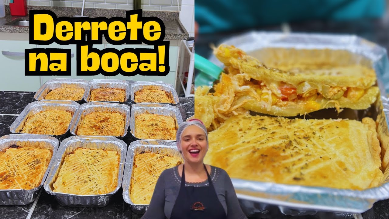 Produza e Venda: Empadão de Frango Cremoso Fácil de Fazer