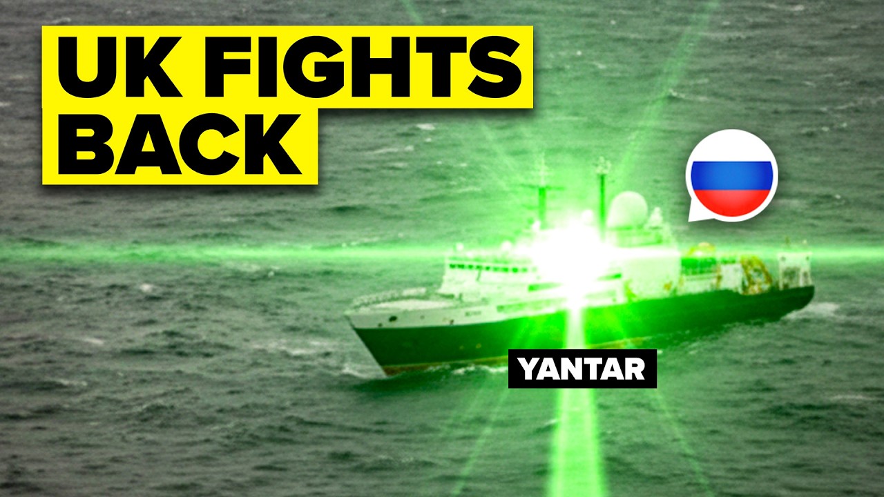 Russian Spy Ship TARGETS UK Air Force Plane… Then THIS Happened