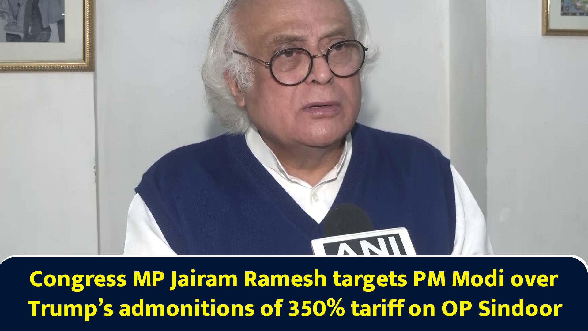 Congress MP Jairam Ramesh targets PM Modi over Trump’s admonitions of ...