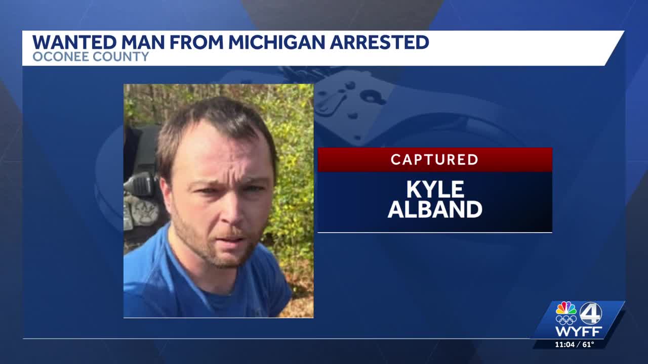 Man wanted on sex charges out of Michigan caught in the Upstate