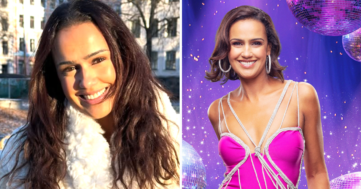 Desta Marie Beeder deler gledelig beskjed med kjæresten