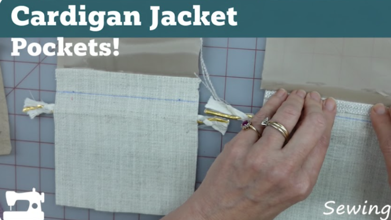How to Sew Functional and Stylish Pockets on the Vogue 8804 Cardigan Jacket