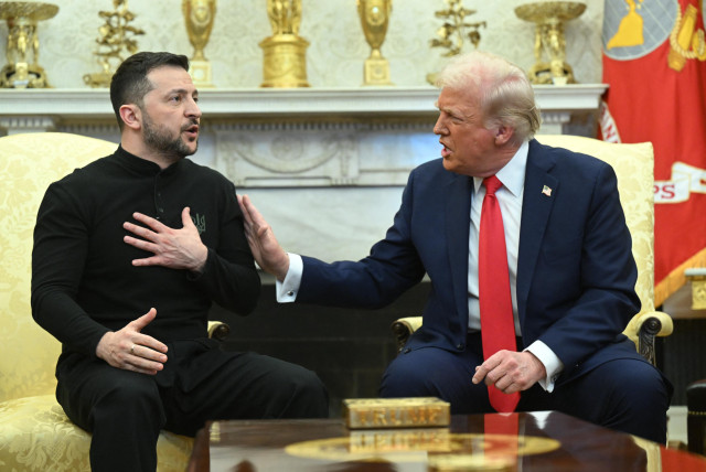 Volodimir Zelenski y Donald Trump.