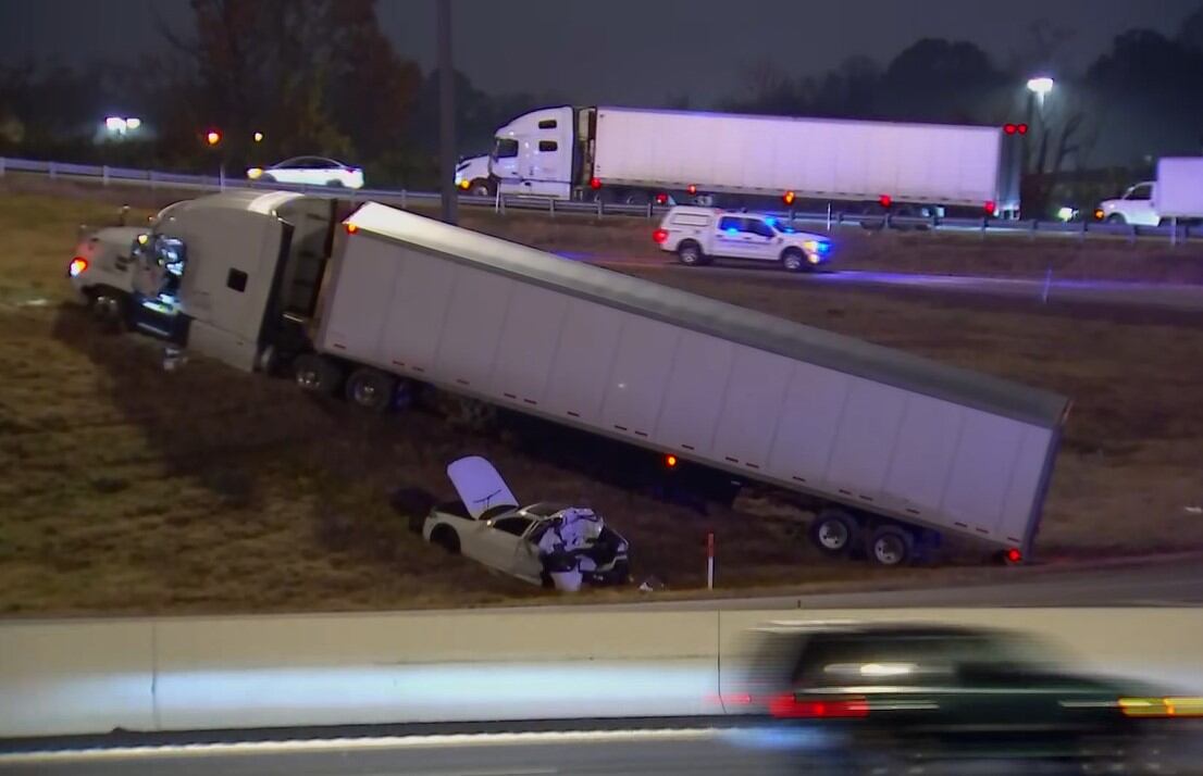 Portion of I-24 East closes for serious crash involving semi in South ...