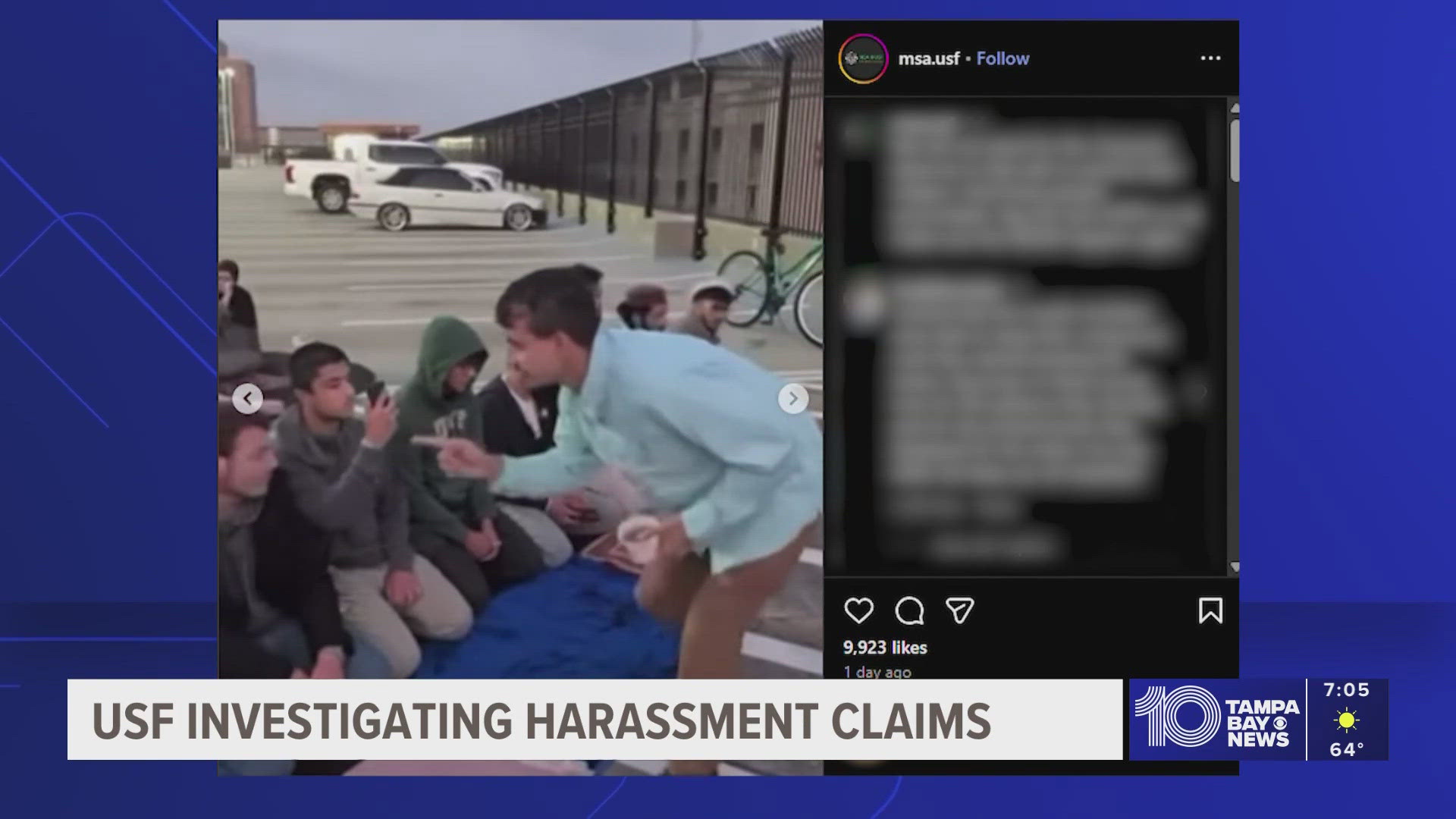USF investigates harassment claims as students were yelled at while praying