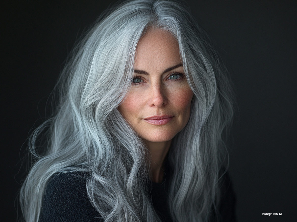 Photos that prove gray hair is actually beautiful—these transitions are ...