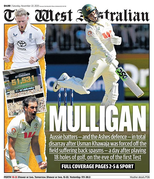 Australia's ruthless media turn on their OWN cricketers and concede ...