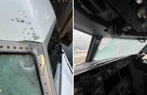 Spokane weather balloon hits plane, showering pilot in glass