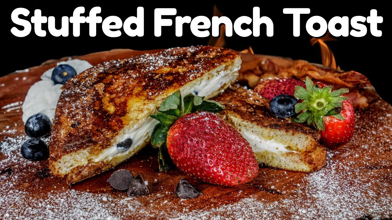 This stuffed French toast breakfast feels illegal on a weekday