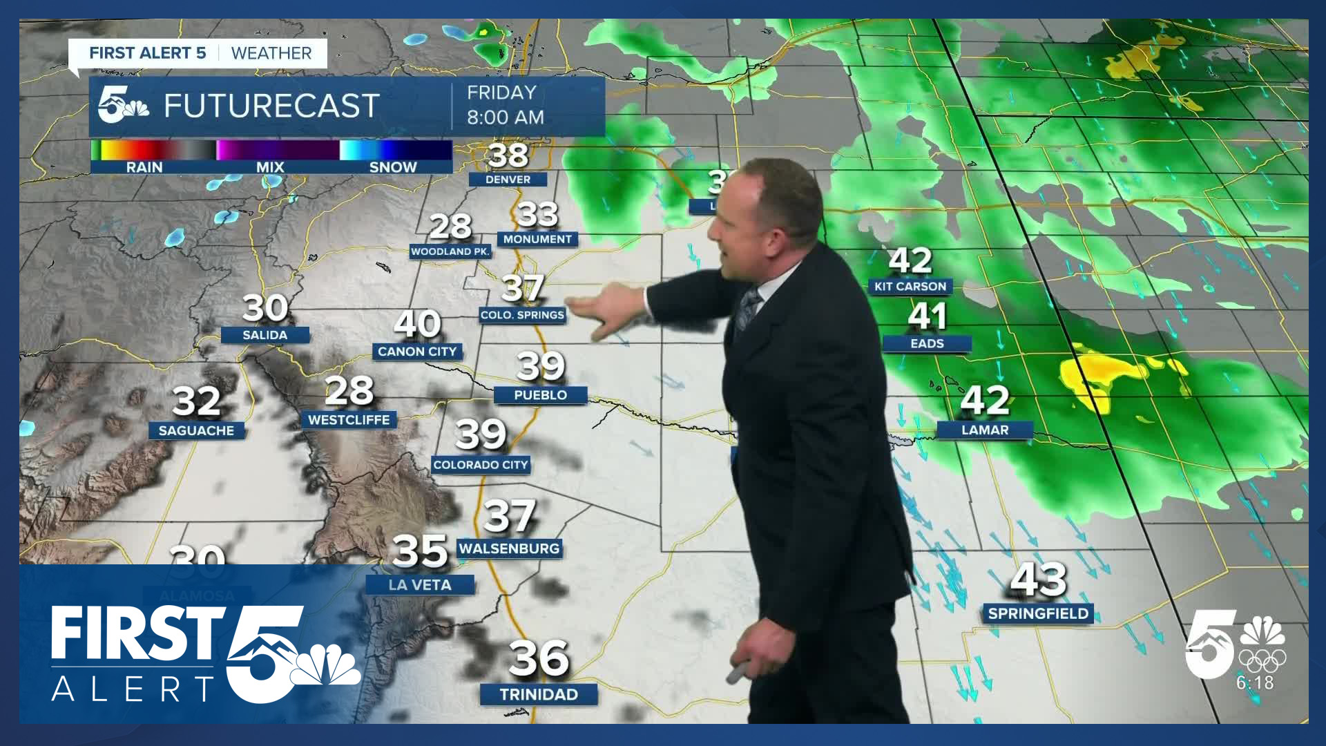 Chilly on Friday with a couple of isolated showers as system departs ...