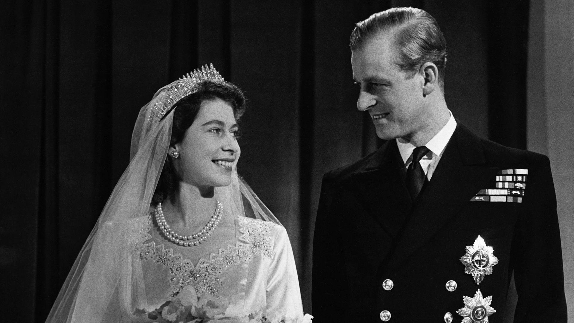 Queen Elizabeth II's 9-foot wedding cake as you've never seen it before