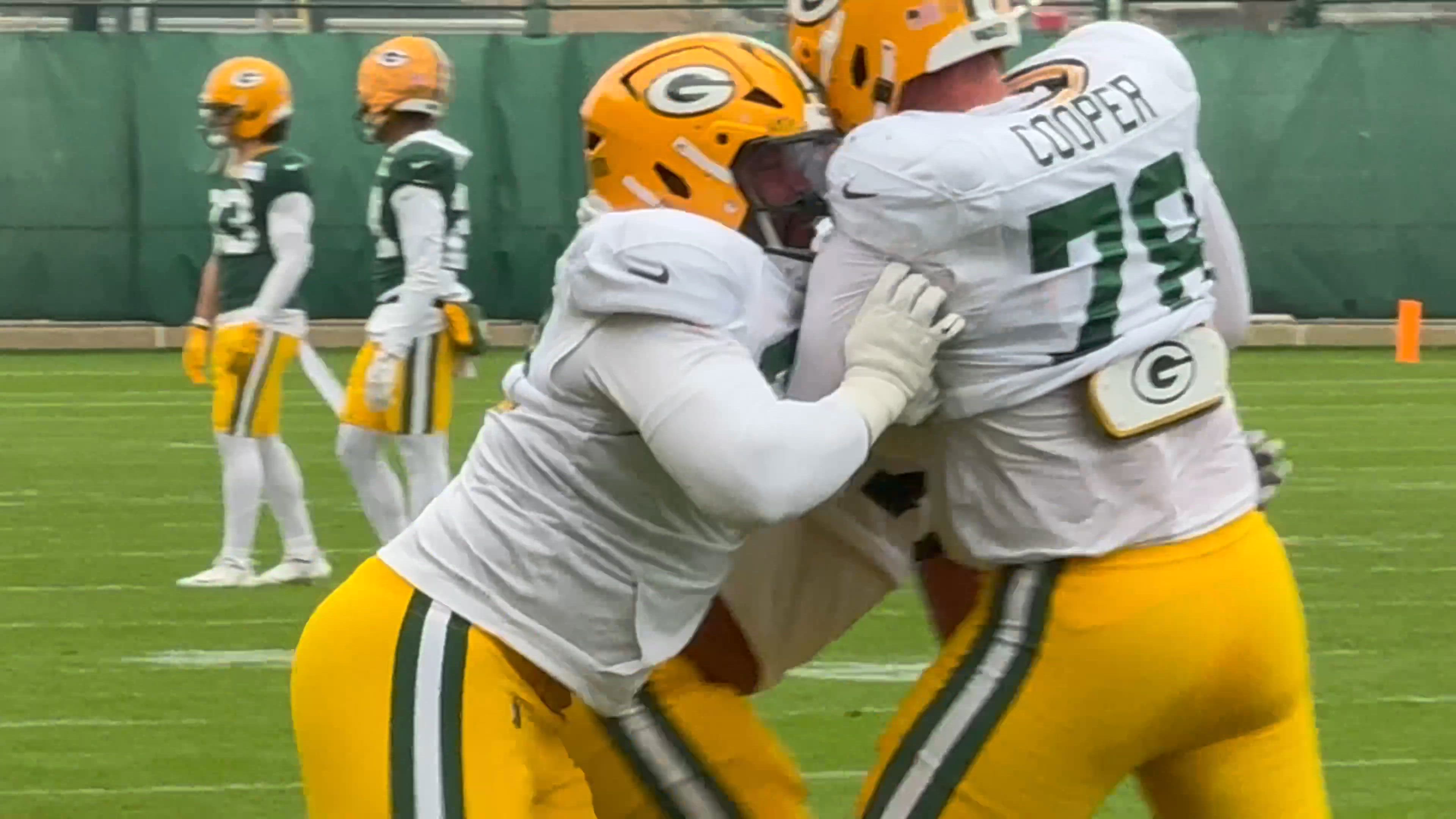 Drills from Packers Practice on Nov. 20