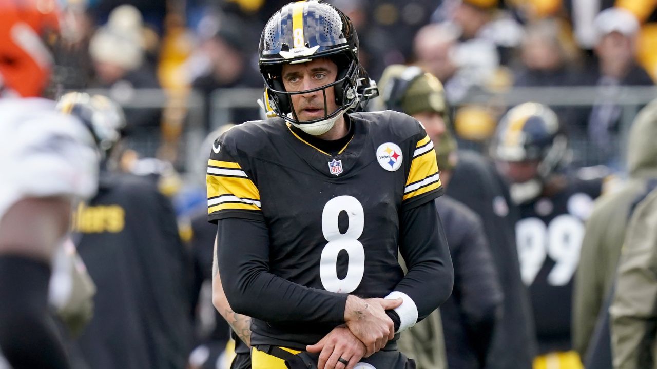 Steelers’ Aaron Rodgers out against Bears, Mason Rudolph to start