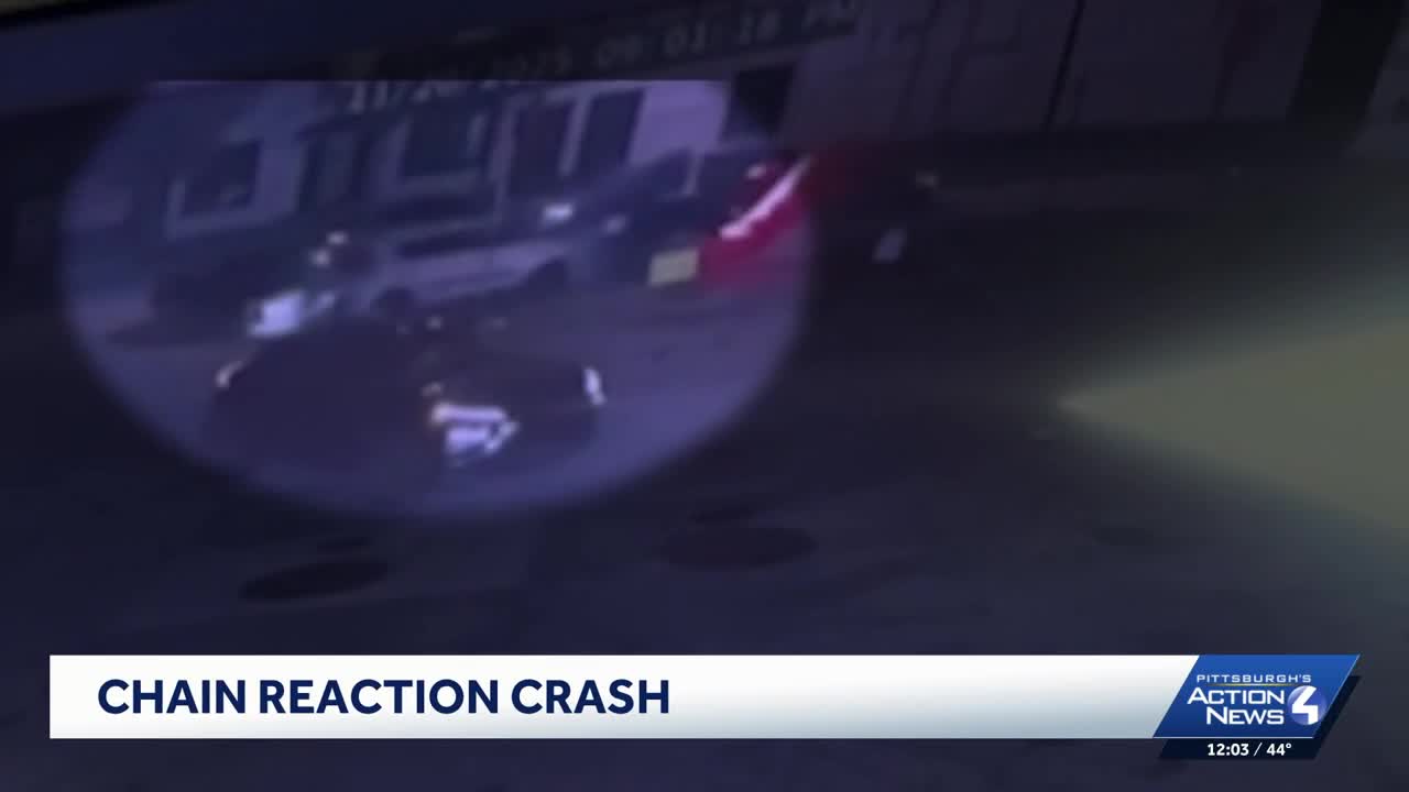 Police say SUV fled traffic stop before multivehicle crash