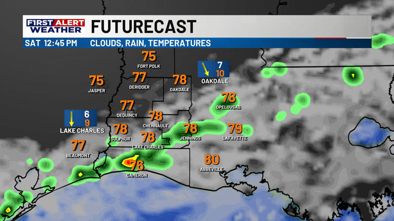 FIRST ALERT FORECAST: Front brings a couple showers early Saturday ...