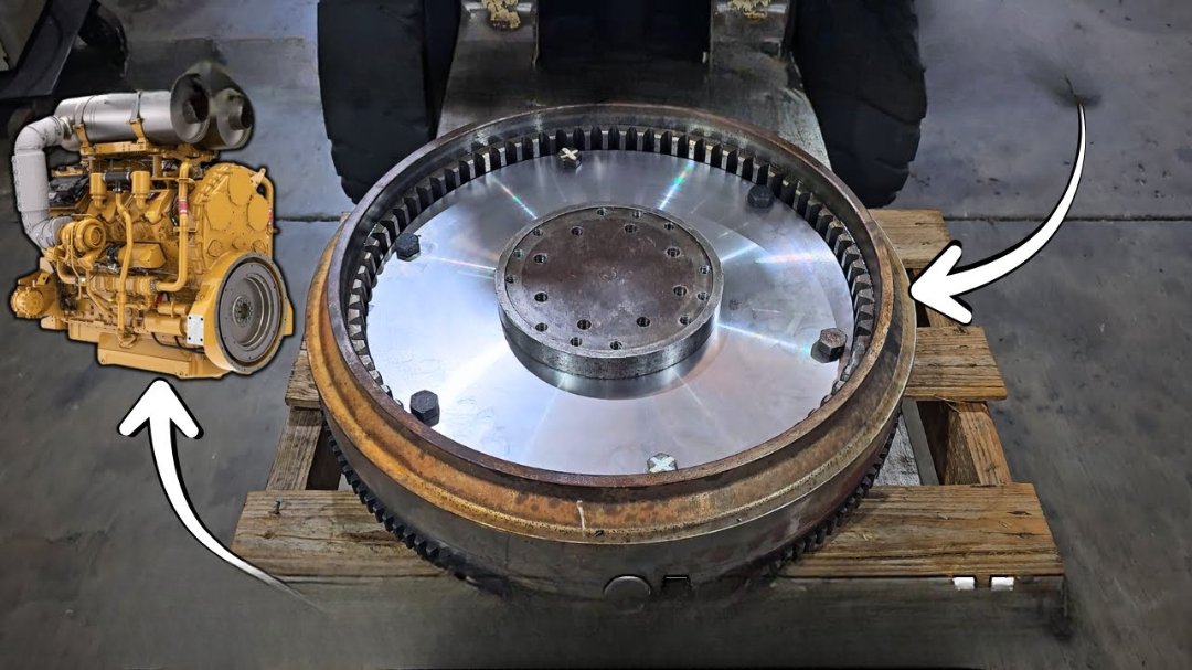 Machining a Flywheel Drive Plate for a CAT Engine
