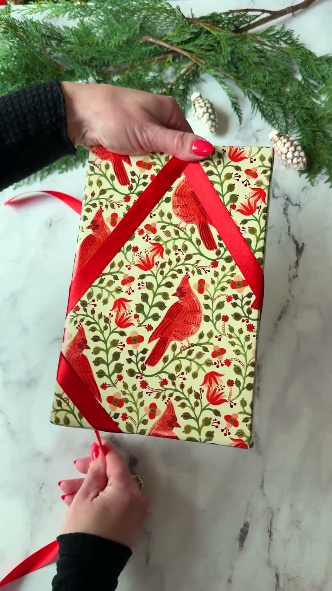 A new way to do Holiday ribbon 🎁