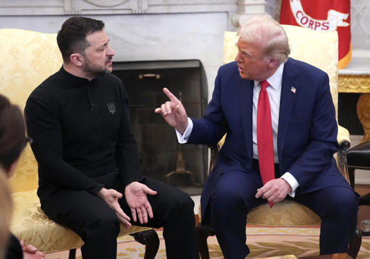 President Zelensky and US President Donald Trump (Getty Images)