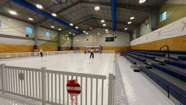 Delano opens new ice skating rink at Eleventh Avenue Community Center