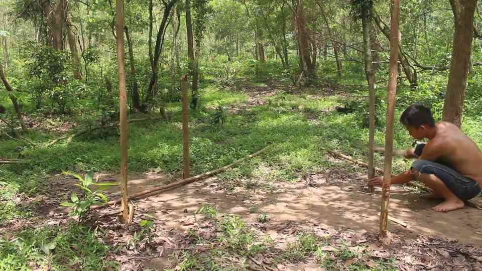Survie Primitive : Construire un Abri pour Dormir 🌿