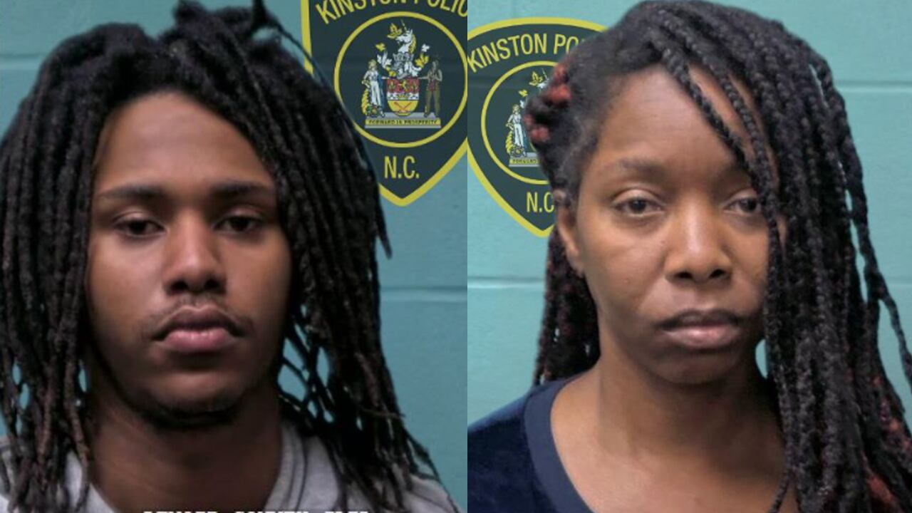 Mother and son arrested after shots fired in Kinston neighborhood