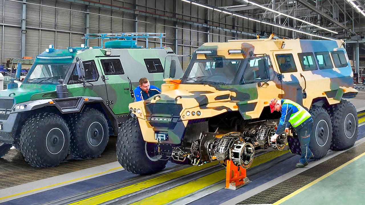 Inside Modern Factory Building one of World’s Largest 8x8 ATVs from Scratch