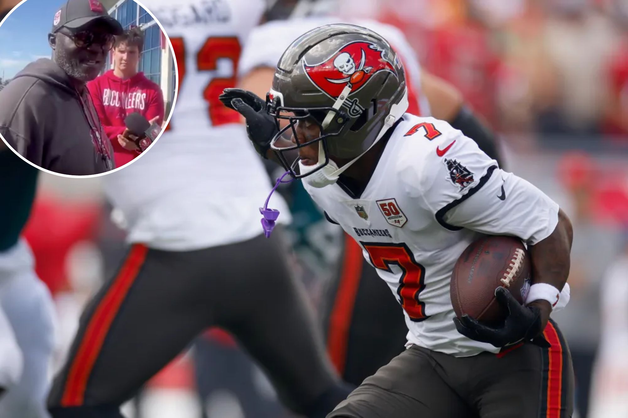 Buccaneers’ Bucky Irving strange injury update adds to murky status ...