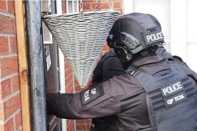 Cash, drugs and weapons seized by police