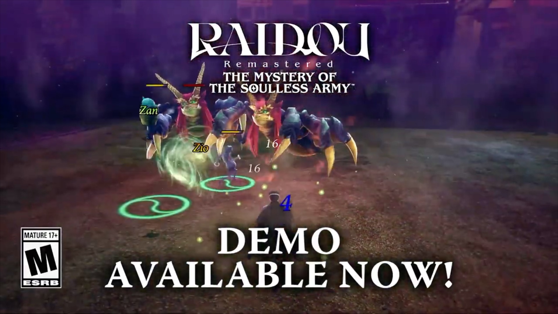 Raidou Remastered The Mystery of the Soulless Army Official Demo Trailer