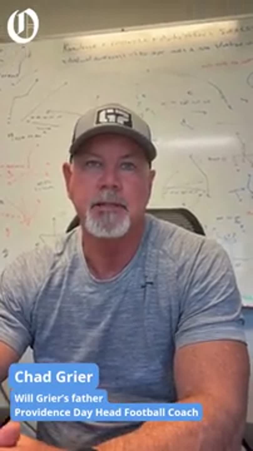 Chad Grier on top Charlotte athlete Will Grier