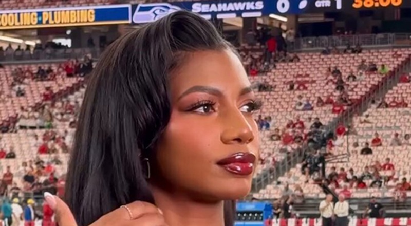 Taylor Rooks’ on-field TNF appearance during Seahawks–49ers matchup ...